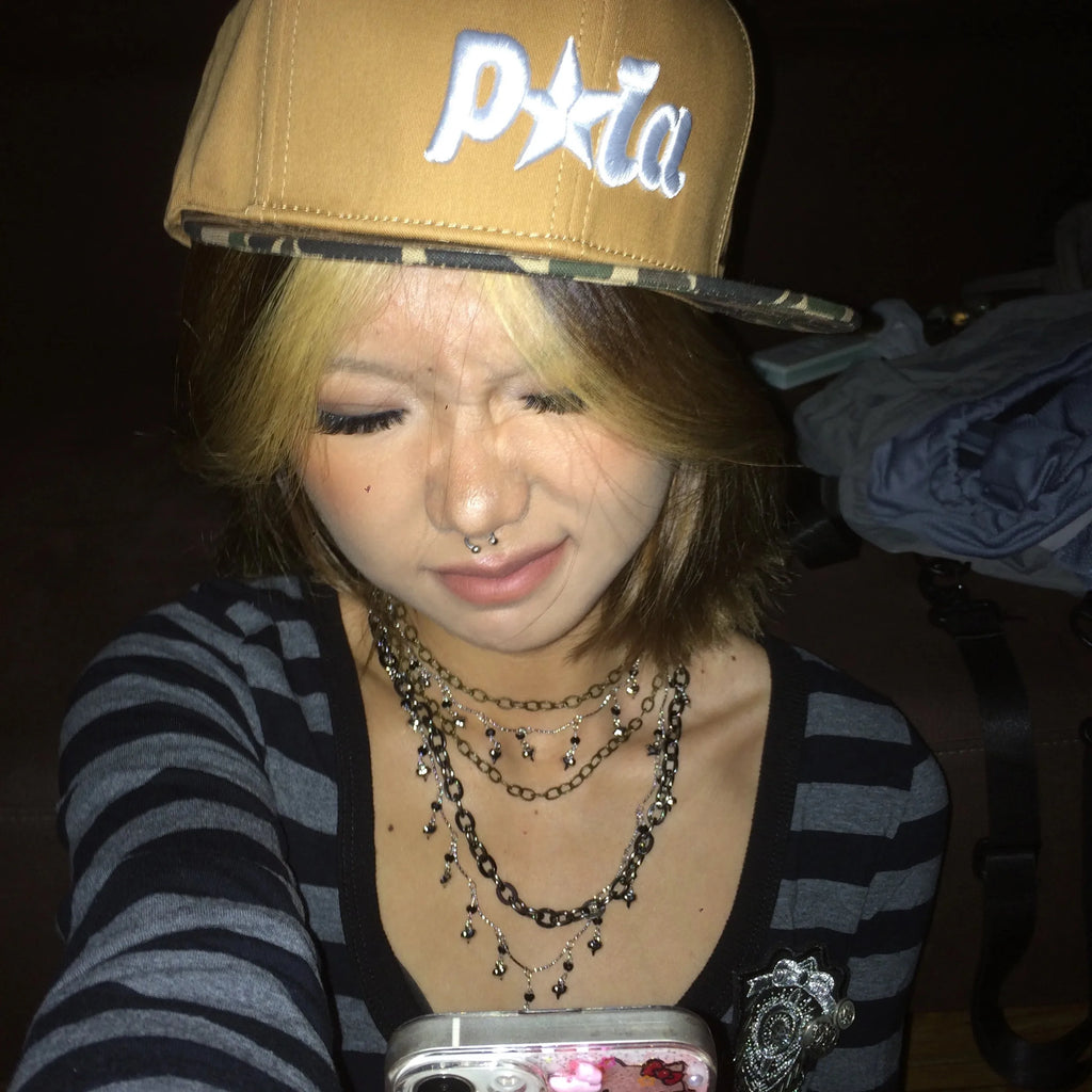 STRIPED LONG SLEEVE- CROP